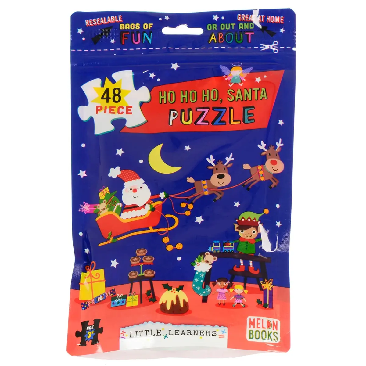 Kids Jigsaw Puzzle 48 Large Pieces Resealable Bag Home Travel 8