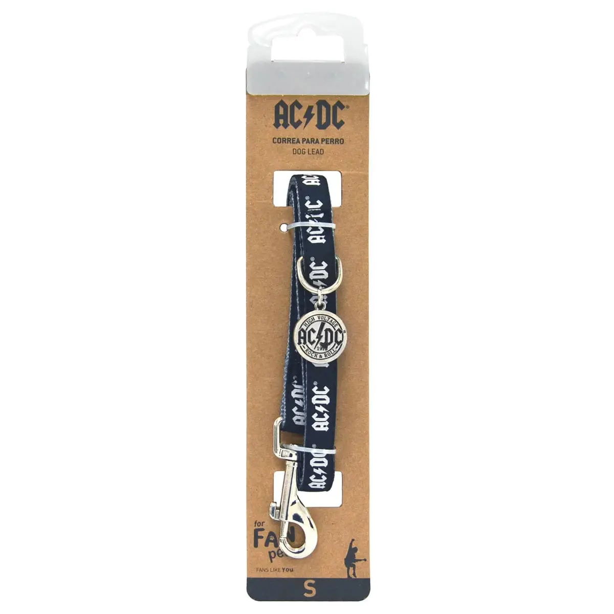 Ac/Dc Dog Lead Heavy Duty Metal Clip Tough Nylon Leash 1