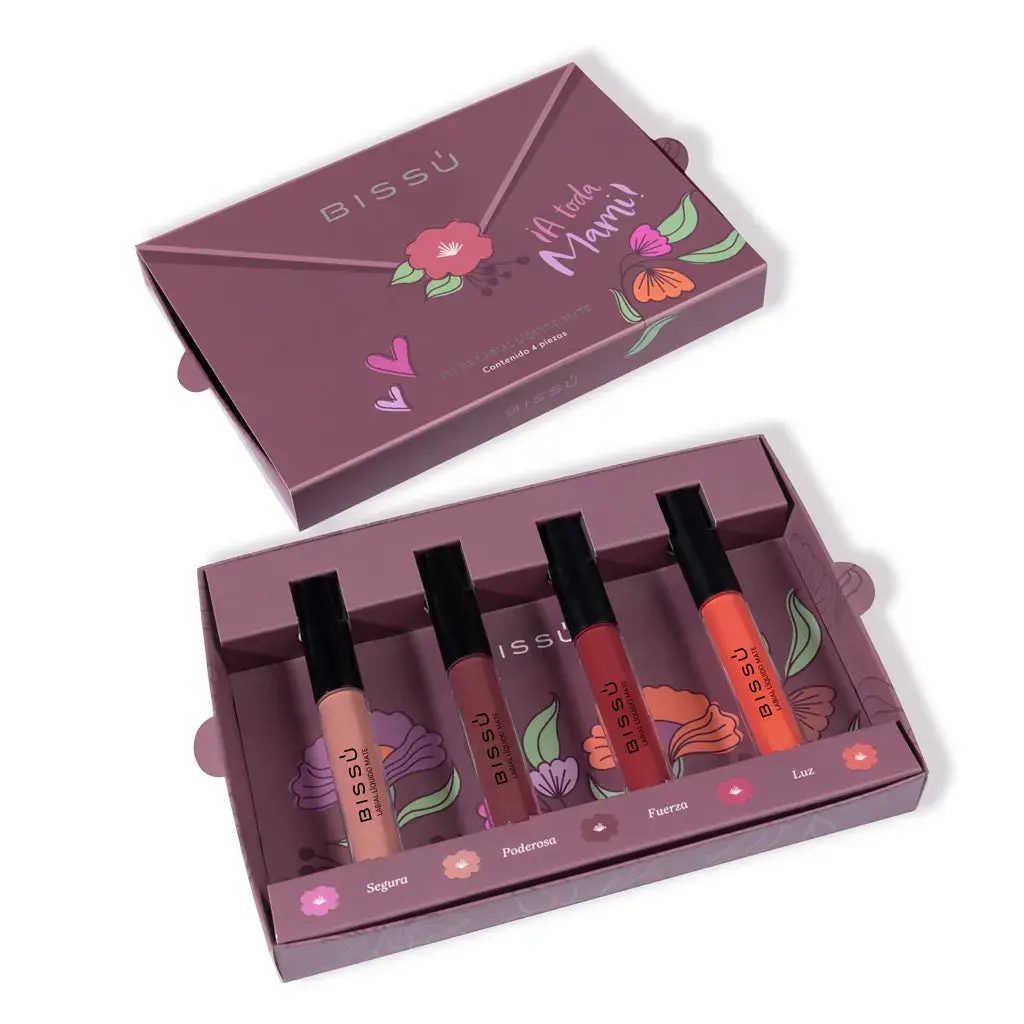 Kit Edición Especial Labial Líquido Mate Fuerza - Outlet Bissú 1