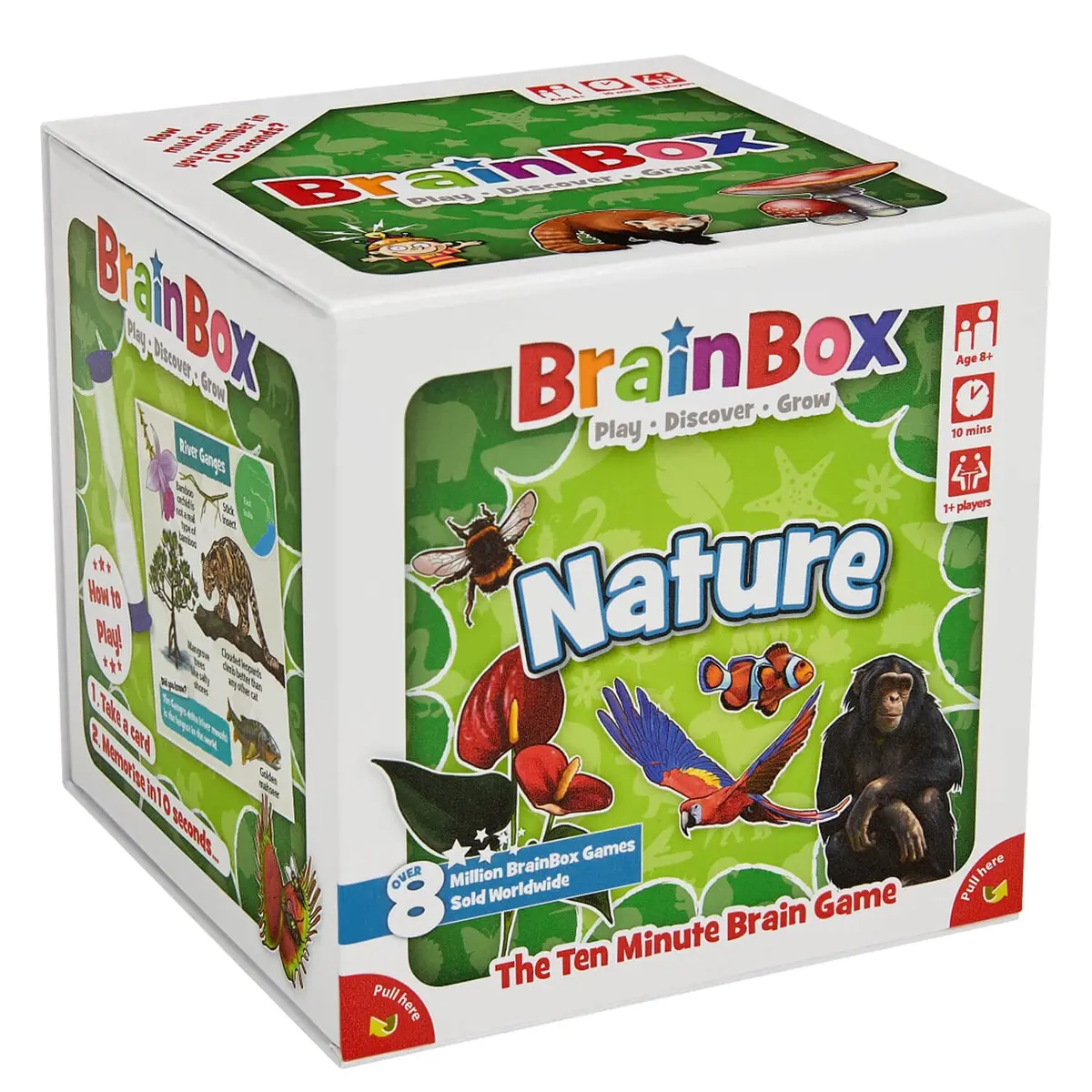 Brain Box 10 Minute Game Family Fun Memory Question Cards 1
