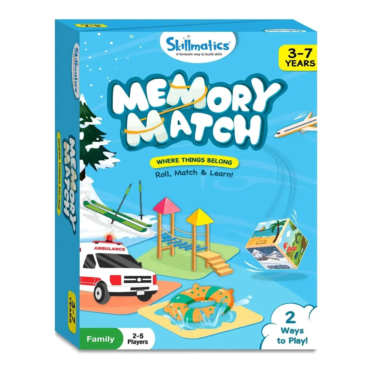 Memory Match Game Where Things Belong Fast Fun Family 2-5 Players 1