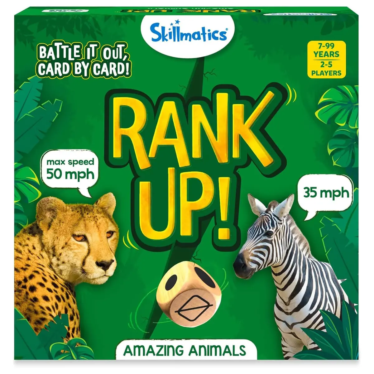 Rank Up Trump Card Game Family Fun Memory High Low 2-5 Players 1