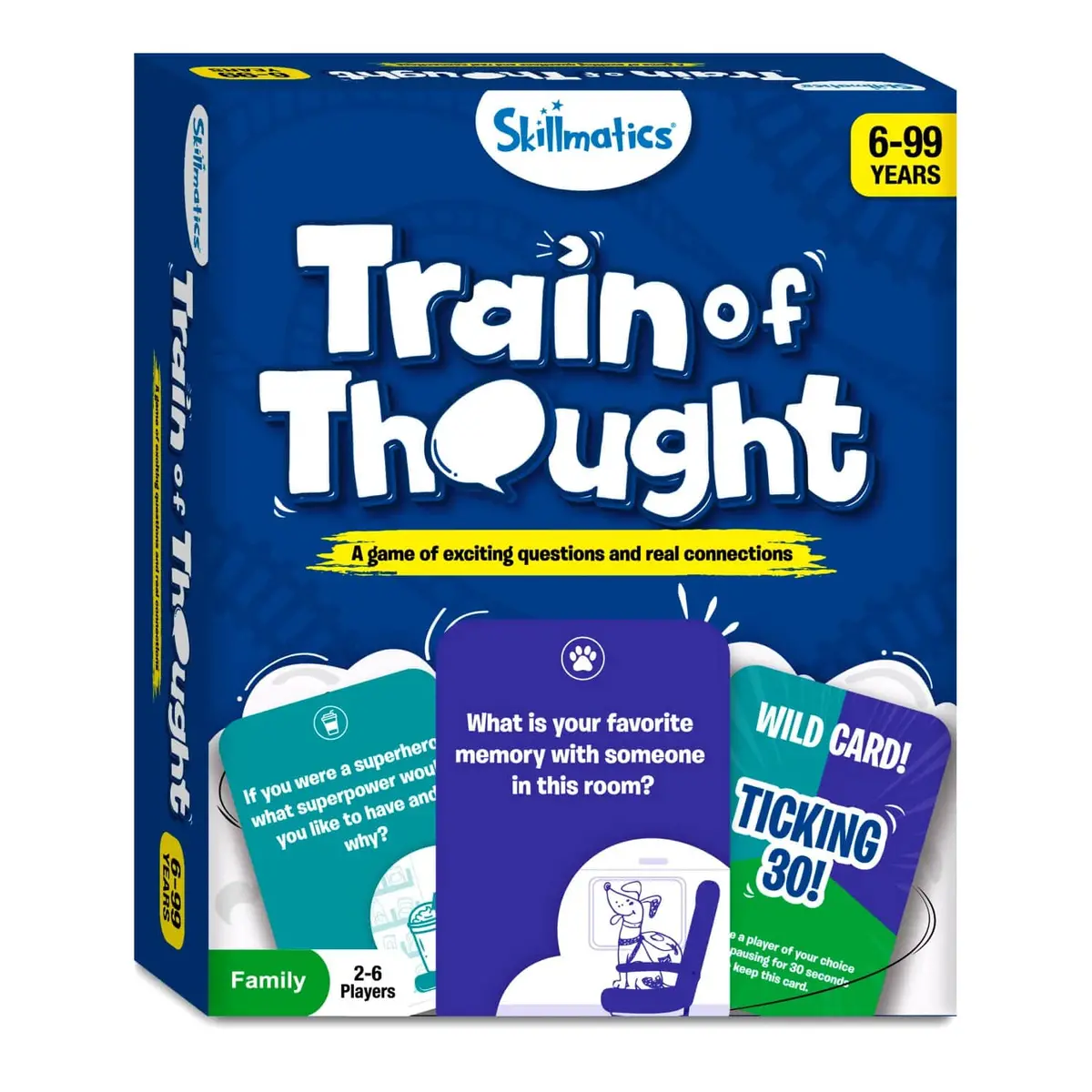 Train Of Thought Family Game Question Cards Challenges 2-6 Players 1