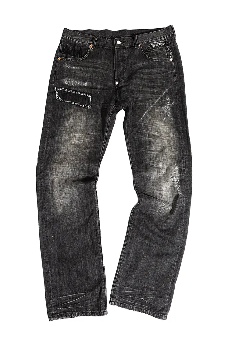 Patches Public Label Black Denim 1
