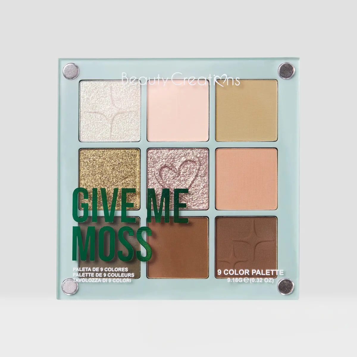 Paleta De Sombras Magnetic Shadow Palette Give Me Moss - Beauty Creations 1