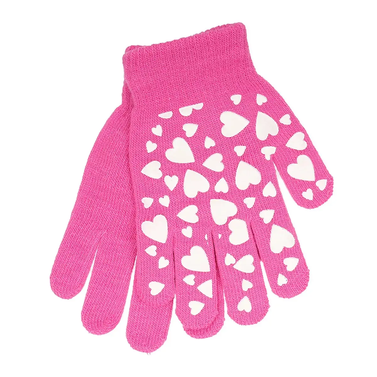 Kids Glow In The Dark Magic Gloves Hearts Stars One Size 1