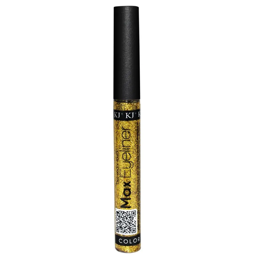 Delineador Líquido Maxeyeliner 32 Glitter Oro - Kj Beauty 1