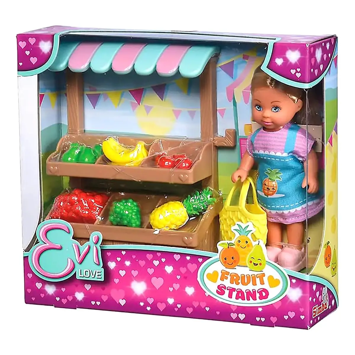 Evi Love Fruit Stand Play Set Fashion Doll Food Market Shopping 1