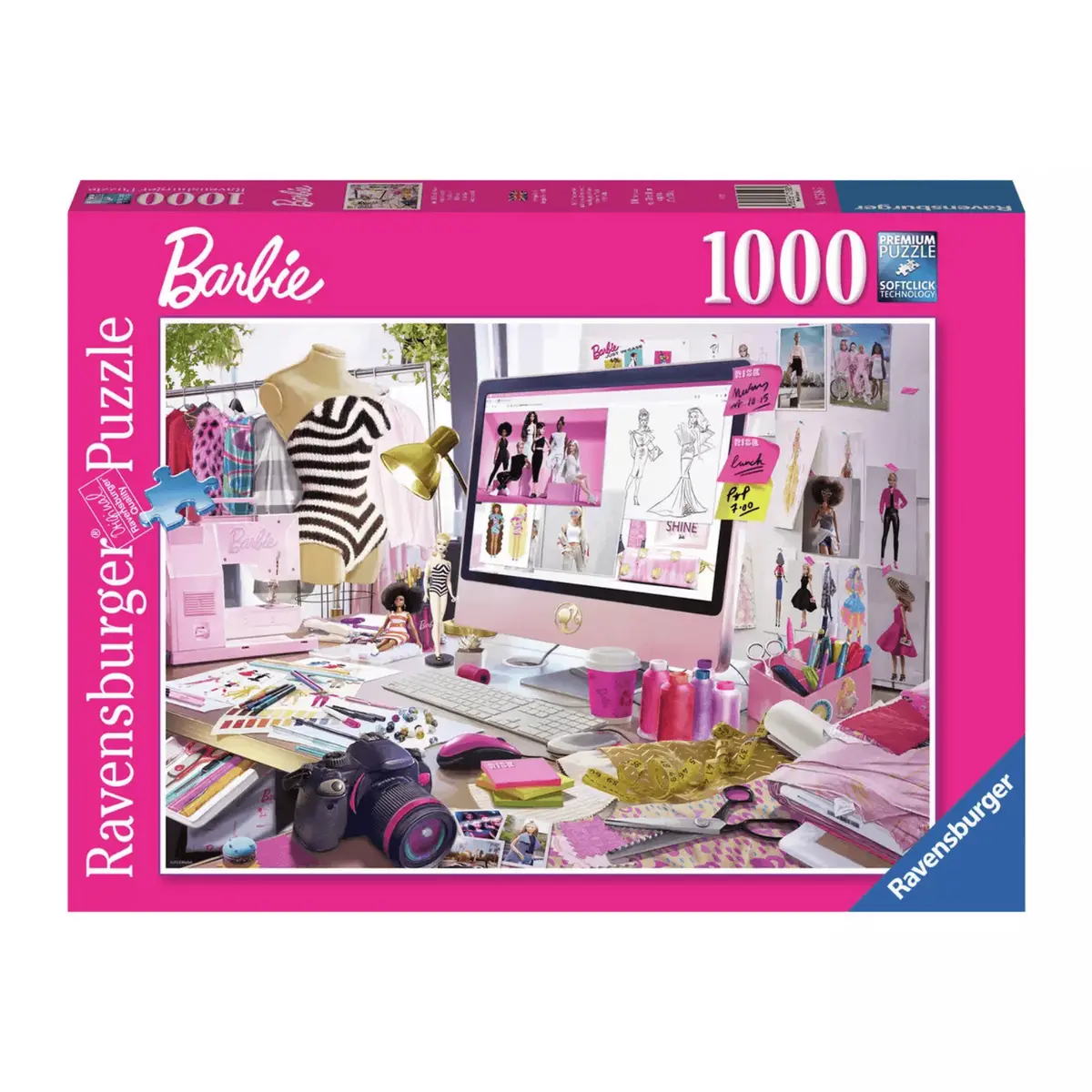 Ravensburger Barbie 1000 Pieces Jigsaw Puzzle Fashion Icon 1