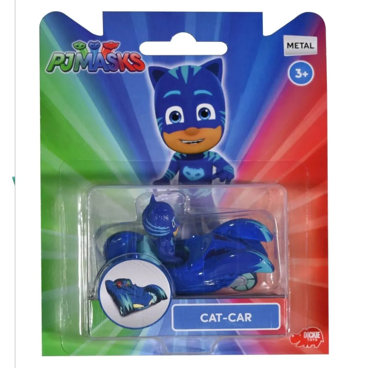 Pj Masks Die-Cast Metal Vehicle 7Cm Car With Micro Figure 1