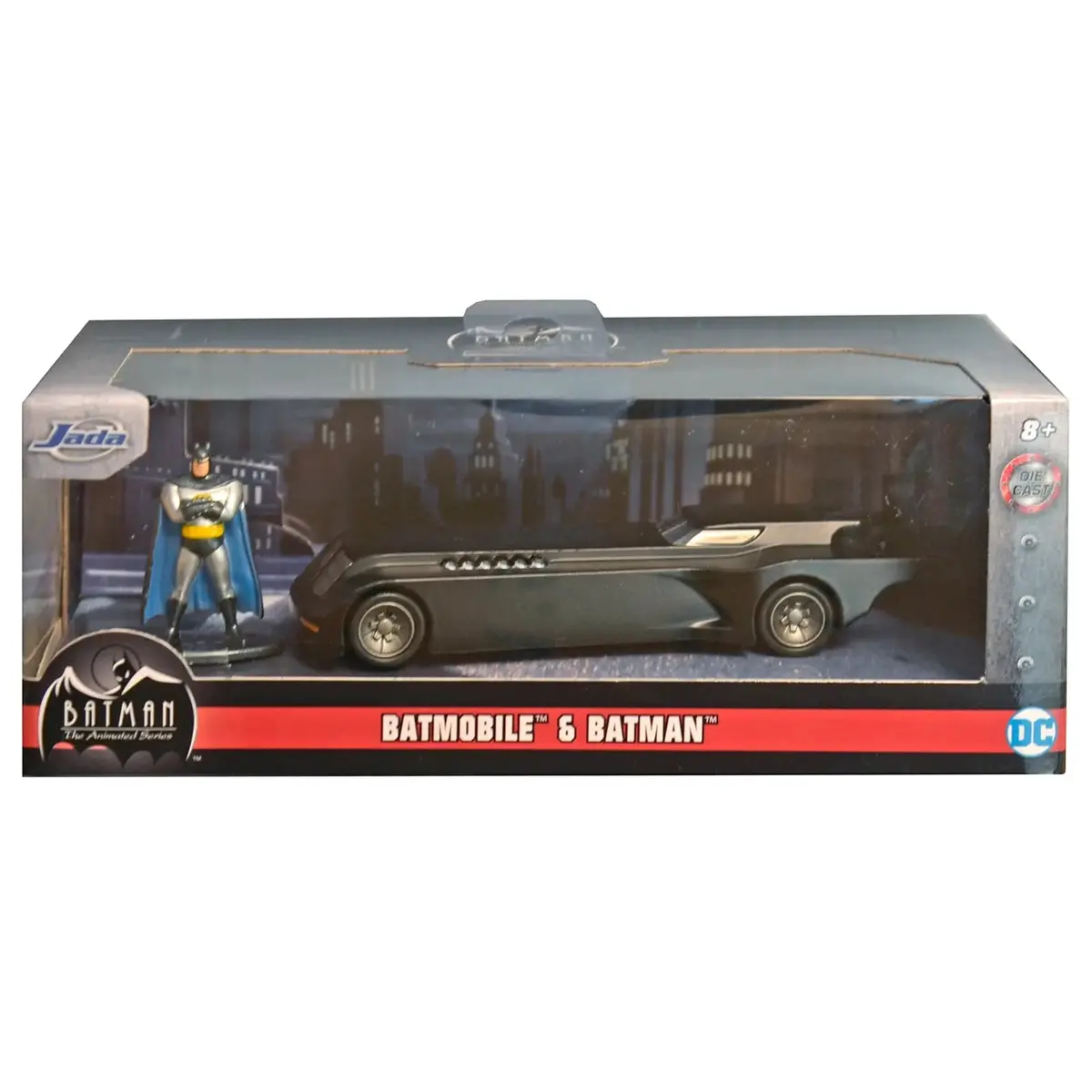 Dc Animated Series Batmobile Die-Cast Batman Figure 1:32 Scale 1