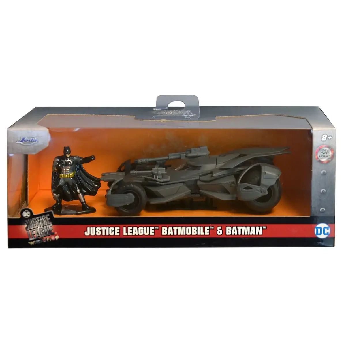 Dc Justice League Batmobile Die-Cast Batman Figure 1:32 Scale 1