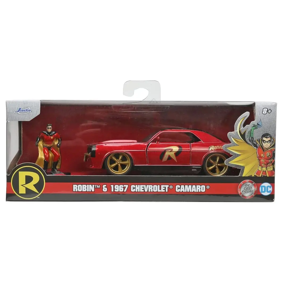 Dc Comics Robin 1969 Chevrolet Camaro Die-Cast Car & Figure 1:32 1