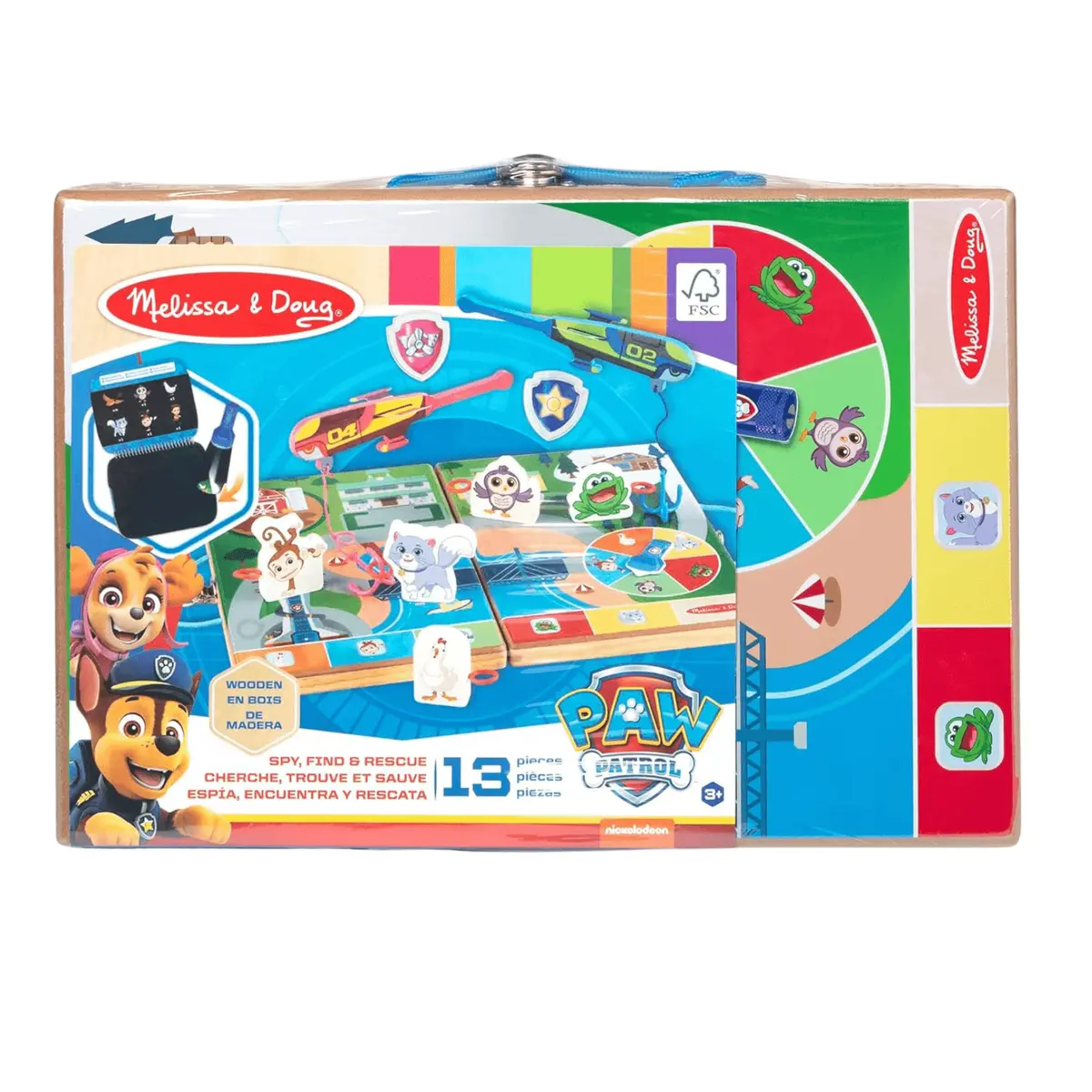 Melissa & Doug Paw Patrol Wooden Spy Find Rescue Activity Play Set Toy 1
