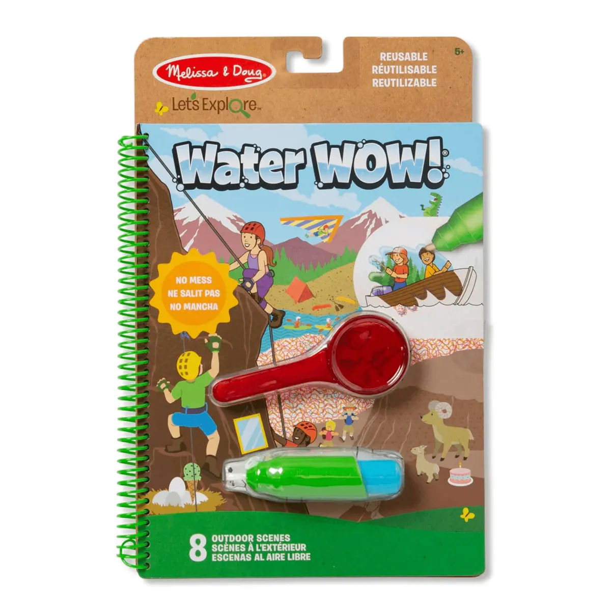 Melissa & Doug Water Wow Deluxe Water Reveal Colour Pad Outdoor Scenes 1