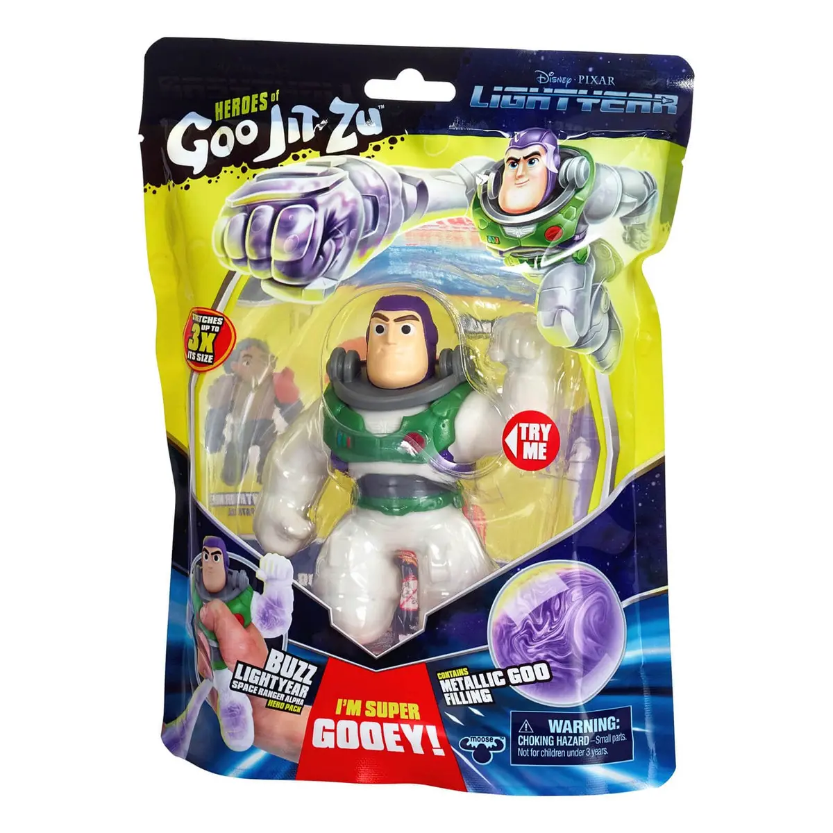 Heroes Of Goo Jit Zu Stretch Action Figure Lightyear Hero Pack 1
