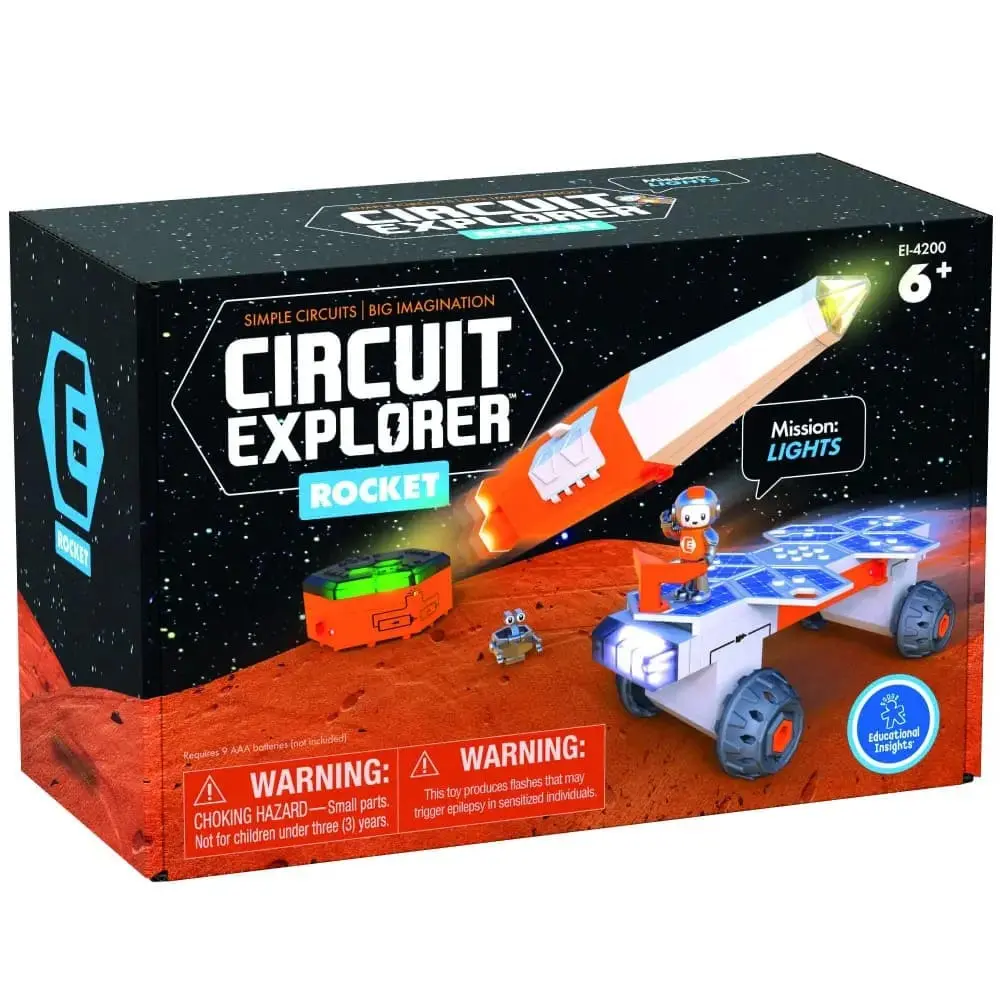 Circuit Explorer Rocket Construction Kit Light Up Building Set Age 6+ 1