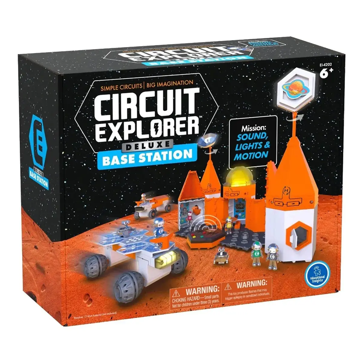 Circuit Explorer Deluxe Base Station Space Construction Kit Age 6+ 1
