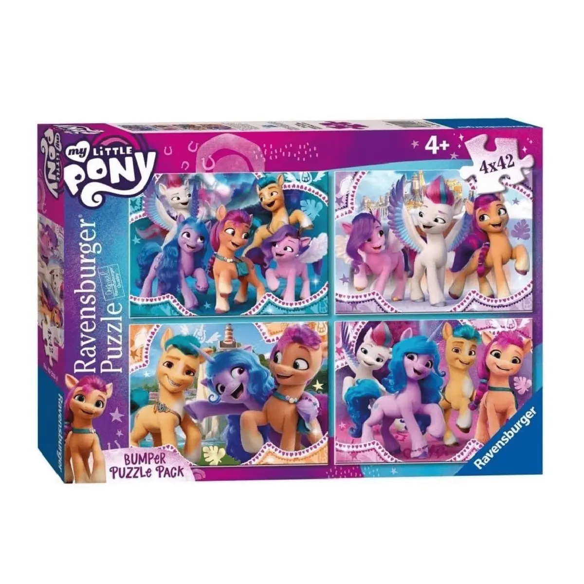 Ravensburger My Little Pony Bumper Jigsaw Puzzle Pack 4X42 Pieces 1