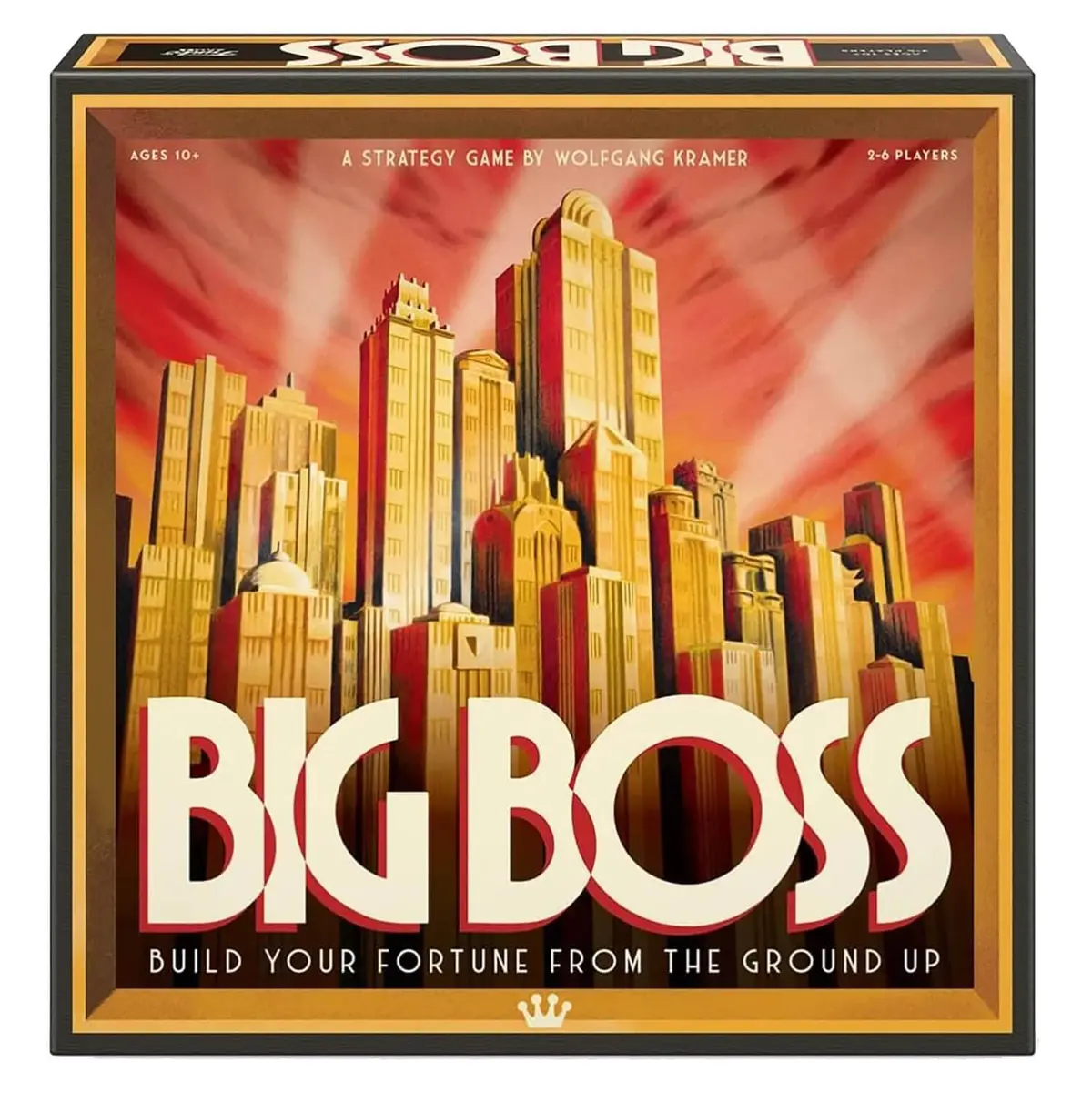 Big Boss Strategy Board Game Build Business Fortunes Age 10+ 1