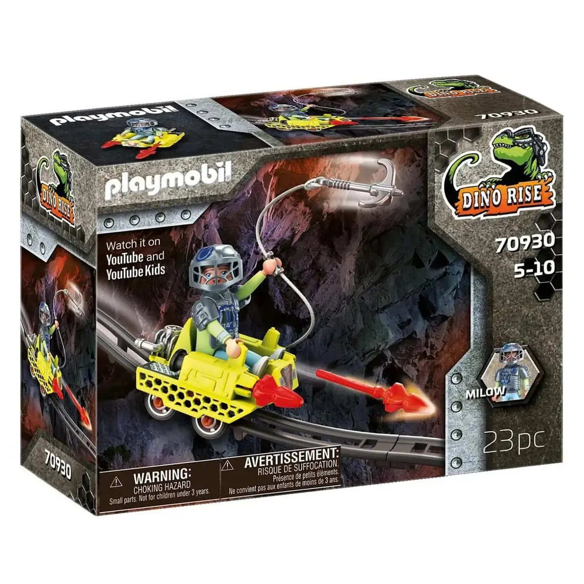 Playmobil Dino Rise Mine Cruiser Play Set Figure Firing Cannons 1