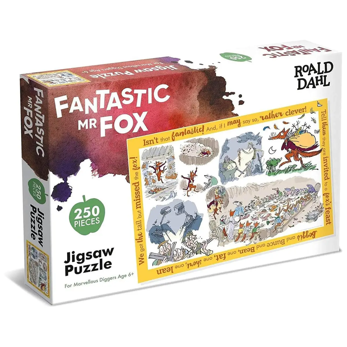 Roald Dahl Stories Jigsaw Puzzle Illustrations Quotes 250 Pieces 5