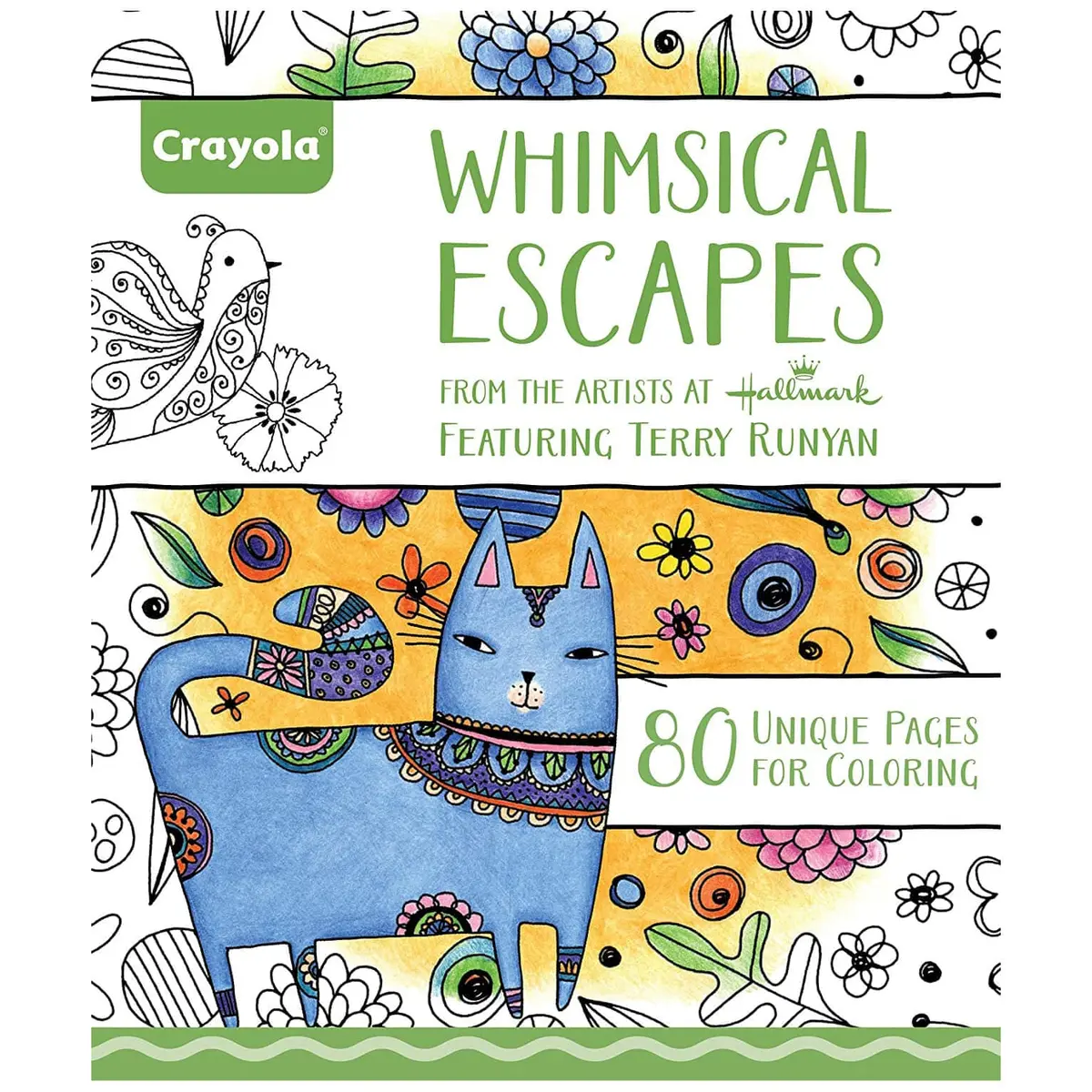 Crayola Whimsical Escapes Colouring Book Hallmark Artist 80 Pages 1