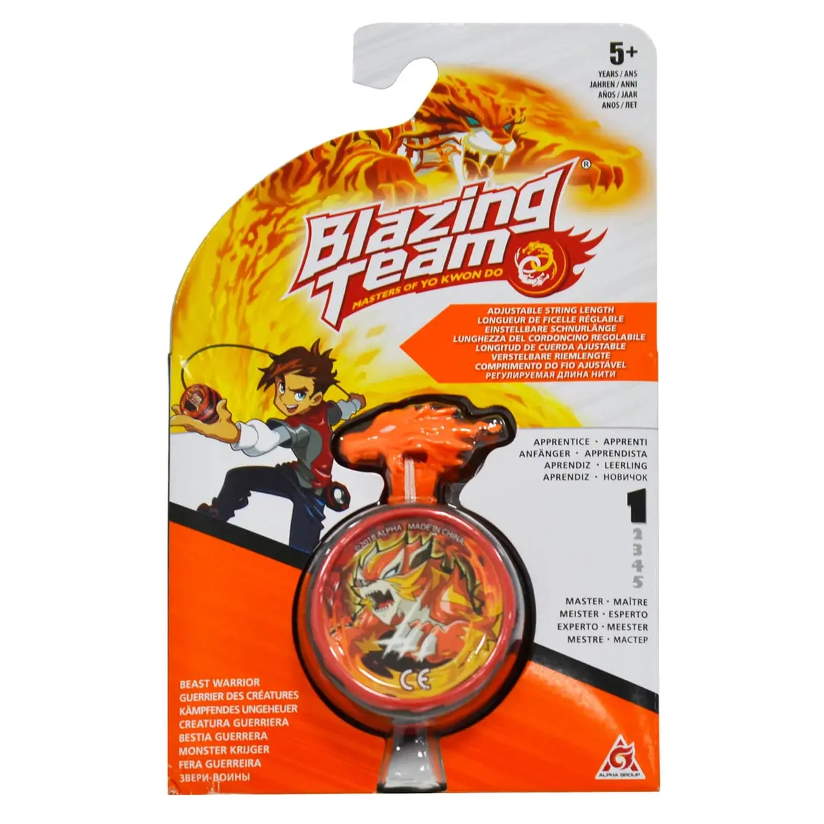 Blazing Team Yo-Yo Beast Warrior Yo Kwon Do Adjustable String 1