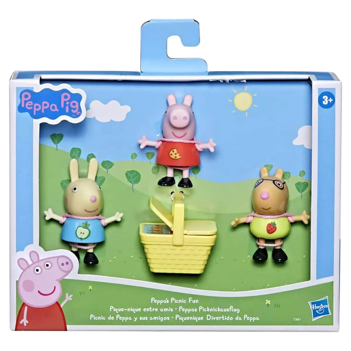 Peppa Pig Peppa's Picnic Fun Playset Basket 3 Figures 1