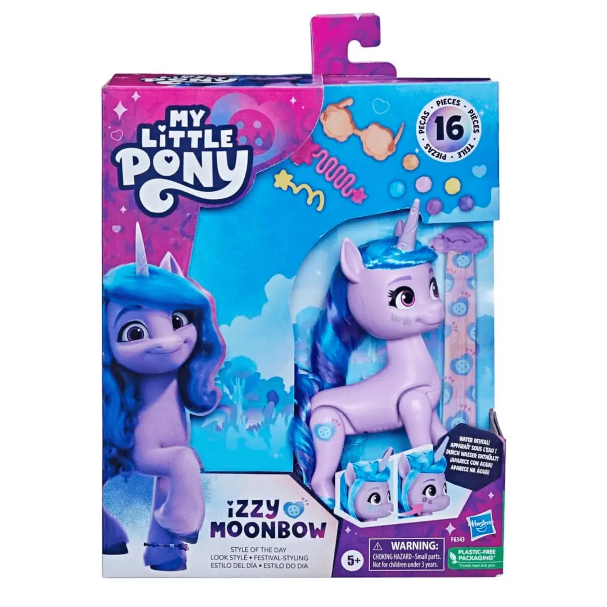 My Little Pony Izzy Moonbow Style Of The Day Hair Styling Playset 1