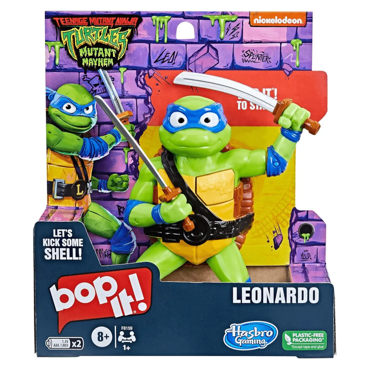 Teenage Mutant Ninja Turtles Bop It! Game Leonardo Mutant Mayhem 1