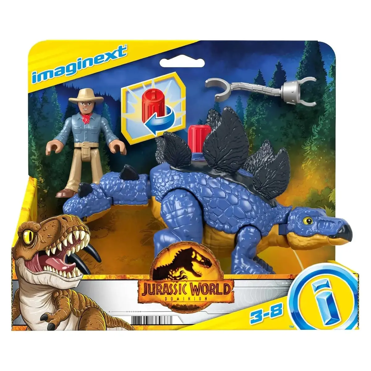 Jurassic World Dinosaur Action Figure Set Interactive Play 23Cm 1