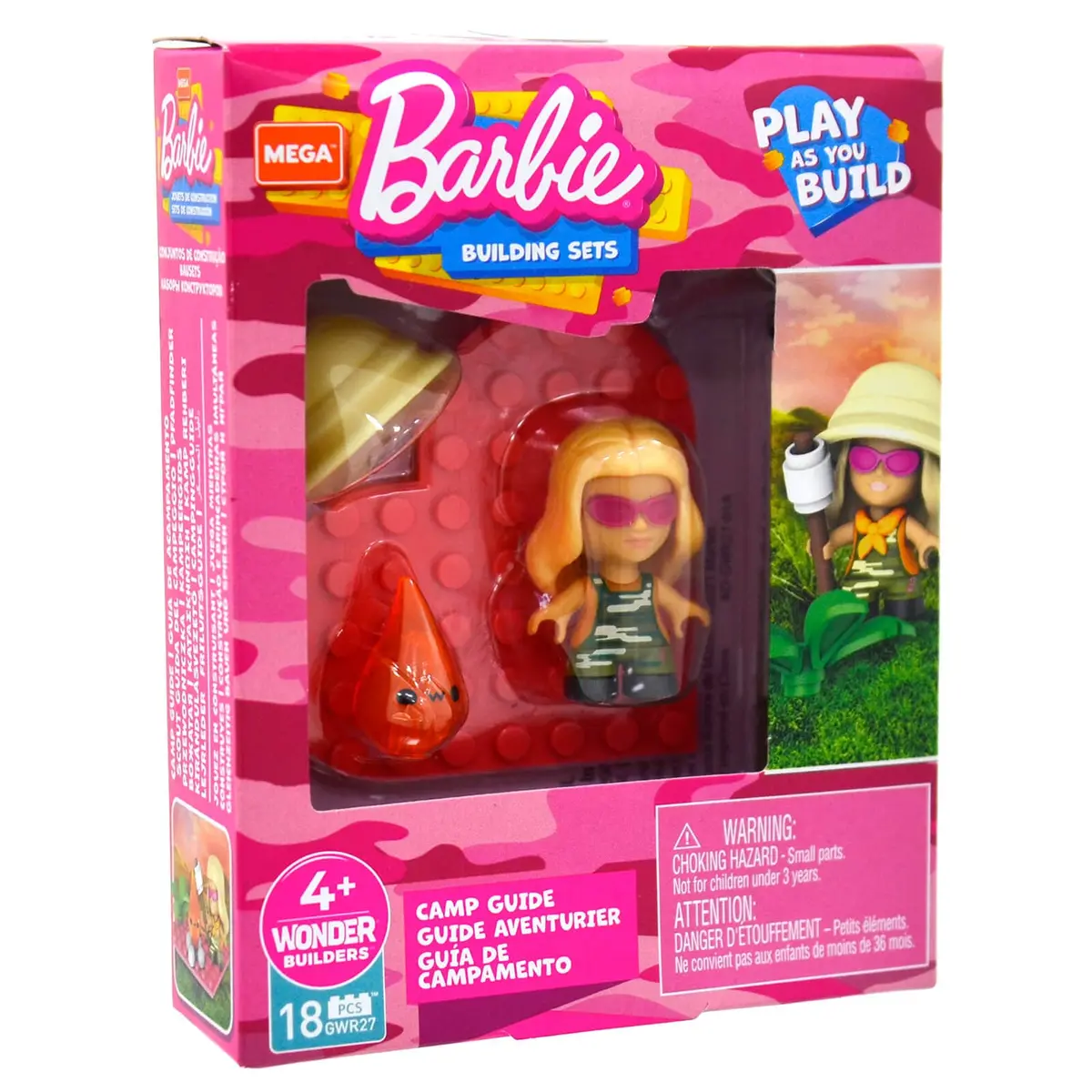 Barbie Mega Construx Micro Doll Building Set Heart Base 1