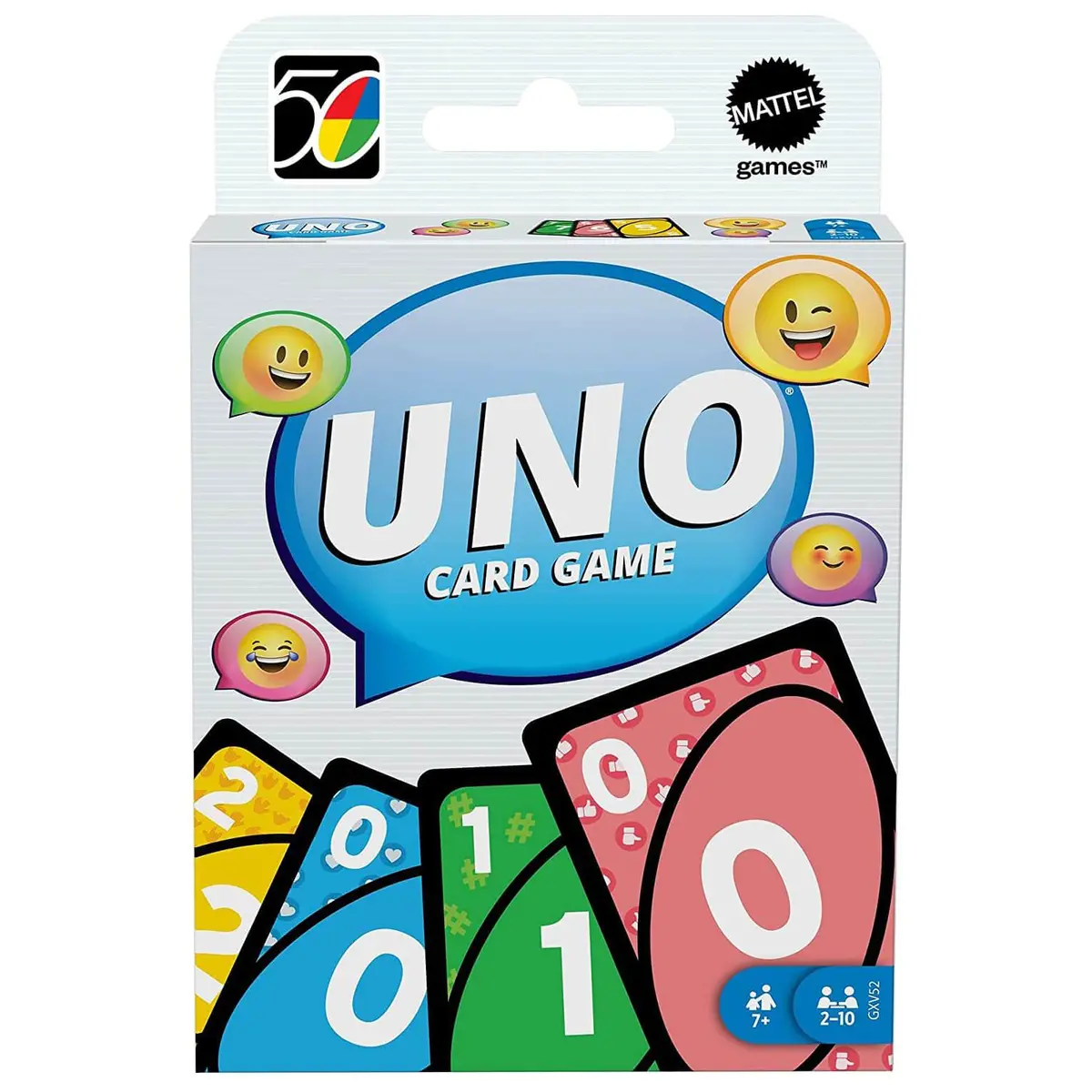 Uno Card Game Classic Family Fun 2010S 50Th Anniversary Pack 1