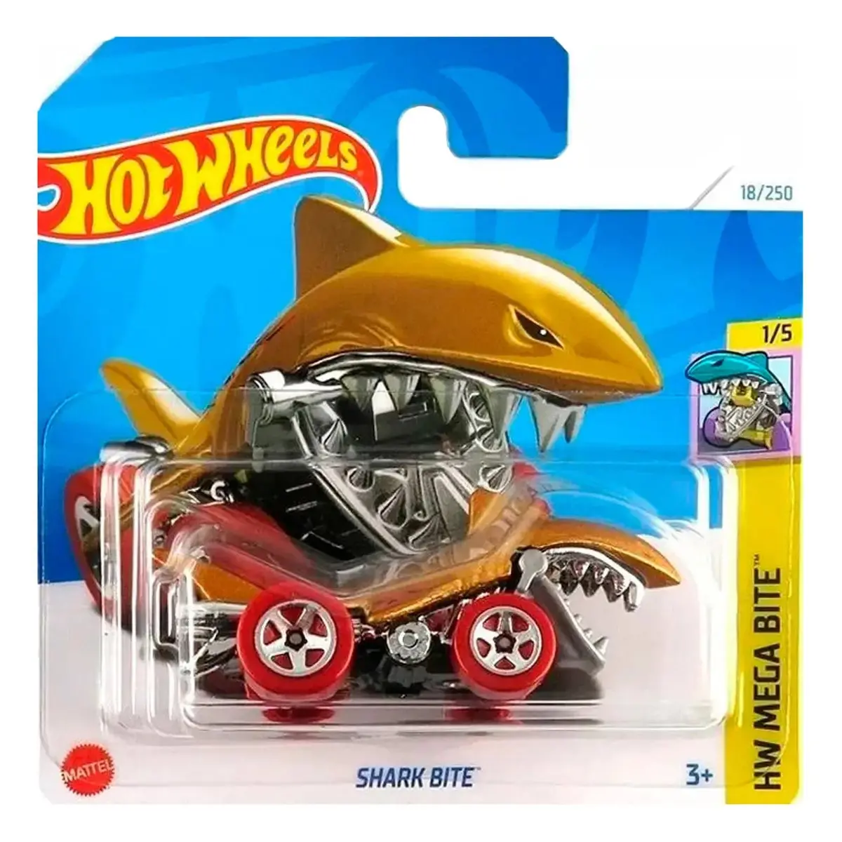 Hot Wheels Mega Bite Mini Series Die-Cast Metal Vehicle 1:64 1
