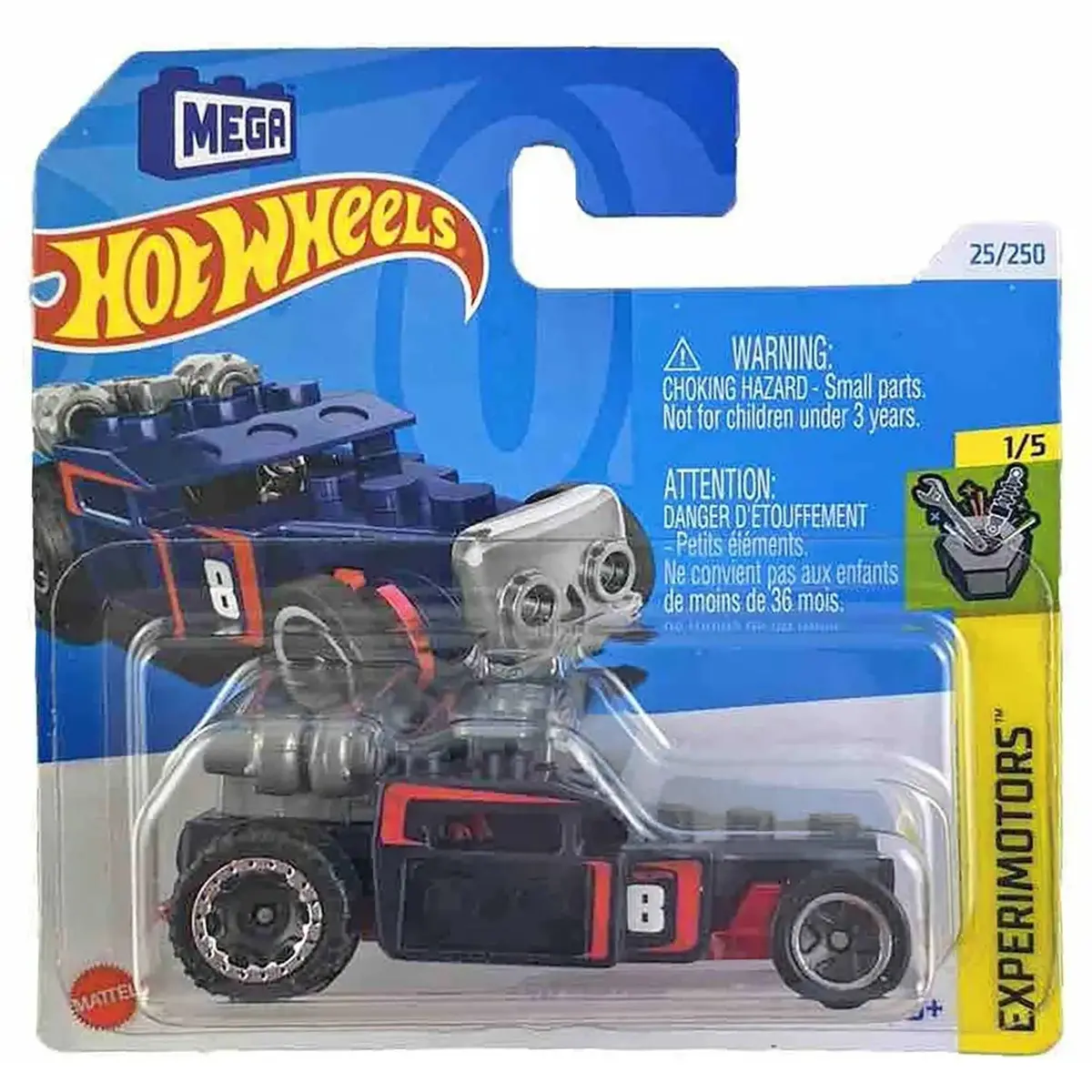 Hot Wheels Experimotors Mini Series Die-Cast Metal Vehicle 1:64 1