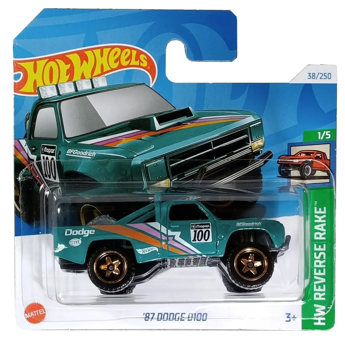 Hot Wheels Reverse Rake Mini Series Die-Cast Vehicle 1:64 1