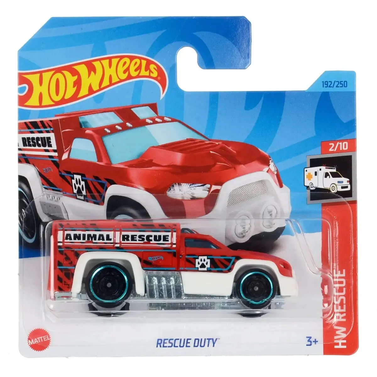 Hot Wheels Rescue Mini Series Car Basic Die-Cast Vehicle 1:64 1