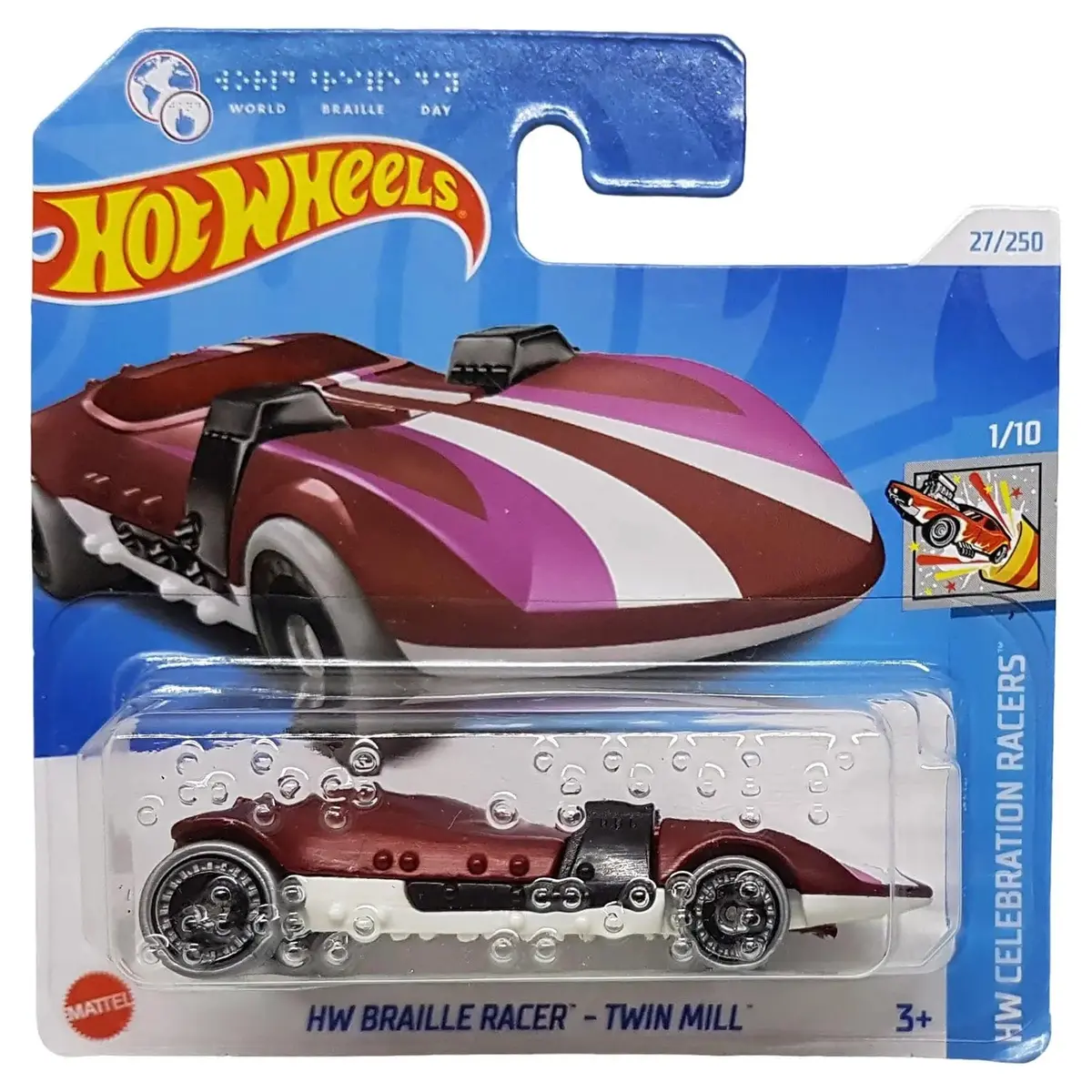 Hot Wheels Celebration Racers Mini Series Die-Cast Vehicle 1:64 1