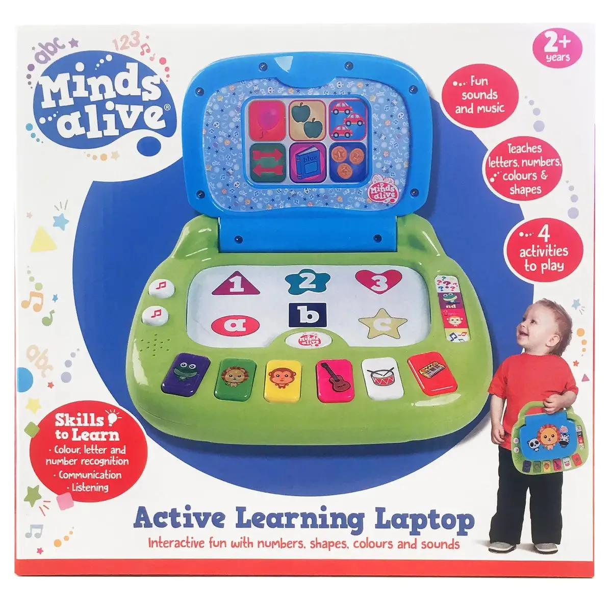 Minds Alive Active Learning Laptop Interactive Fun Sounds Music 1