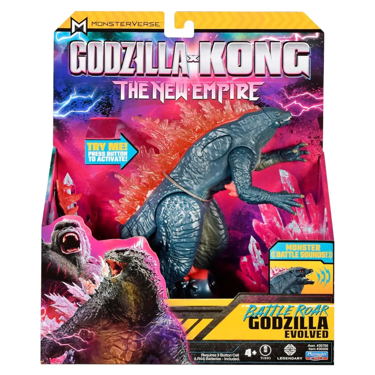 Battle Roar Godzilla X Kong Action Figure Toy Movie Monster 7" 18Cm 1
