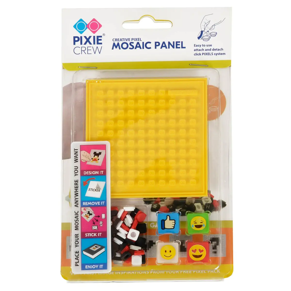 Pixie Crew Mosaic Panel Creative Design Pixels Sticky Back 8Cm 1