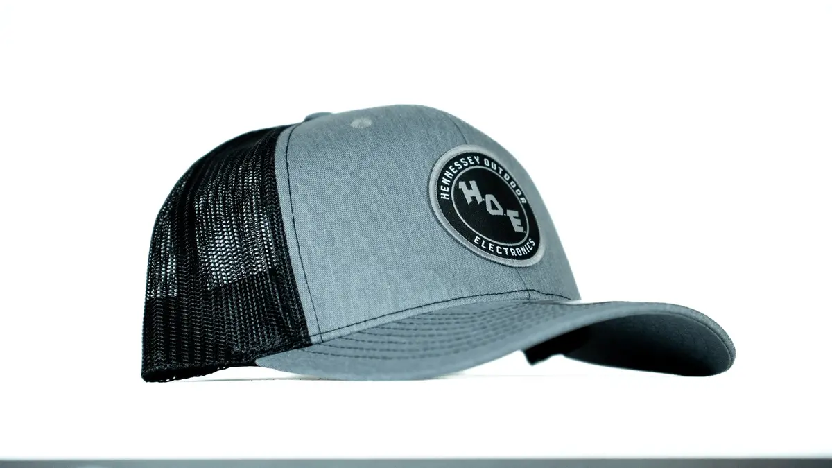 H.O.E Classic Hat - Heather Grey With Black 1