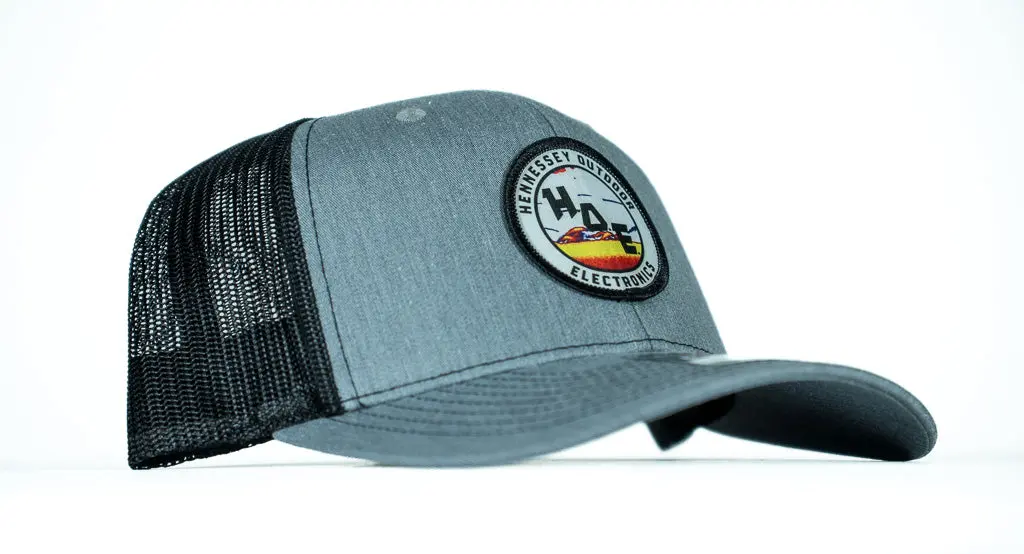 H.O.E Sonar Hat - Heather Grey With Black 1