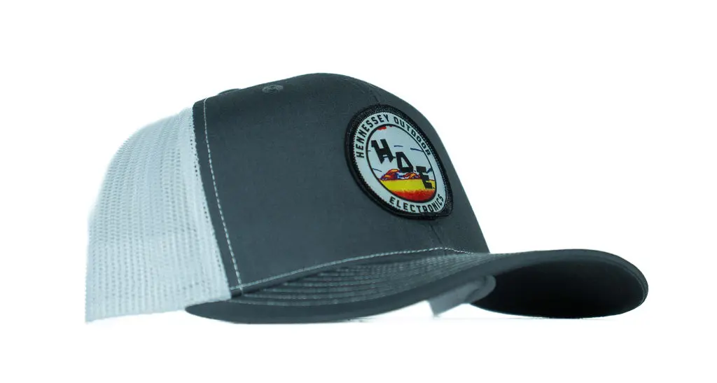 H.O.E Sonar Hat - Charcoal With White 1