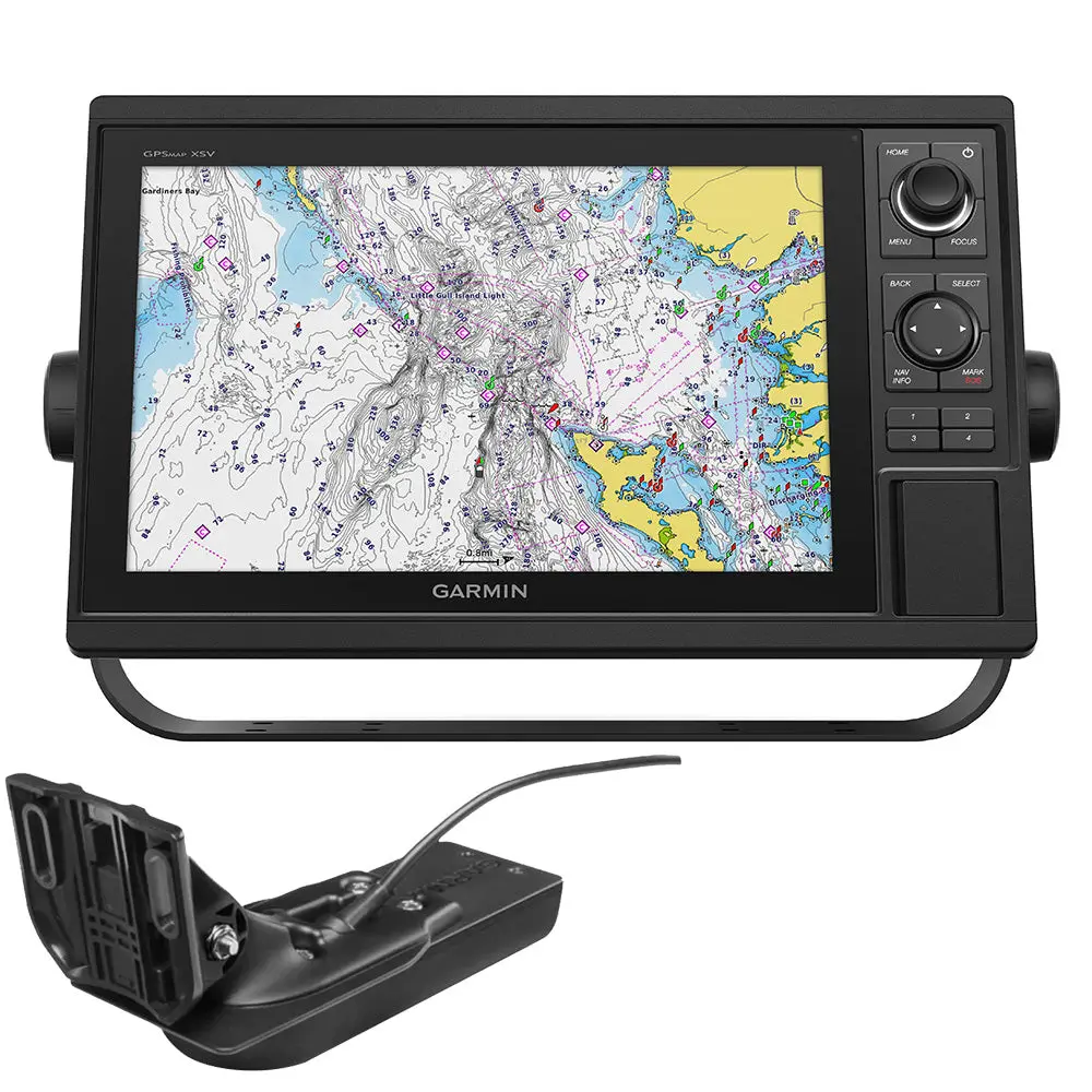 Garmin Gpsmap 1242Xsv Combo Gps/Fishfinder Gn+ W/ Gt52tm 1