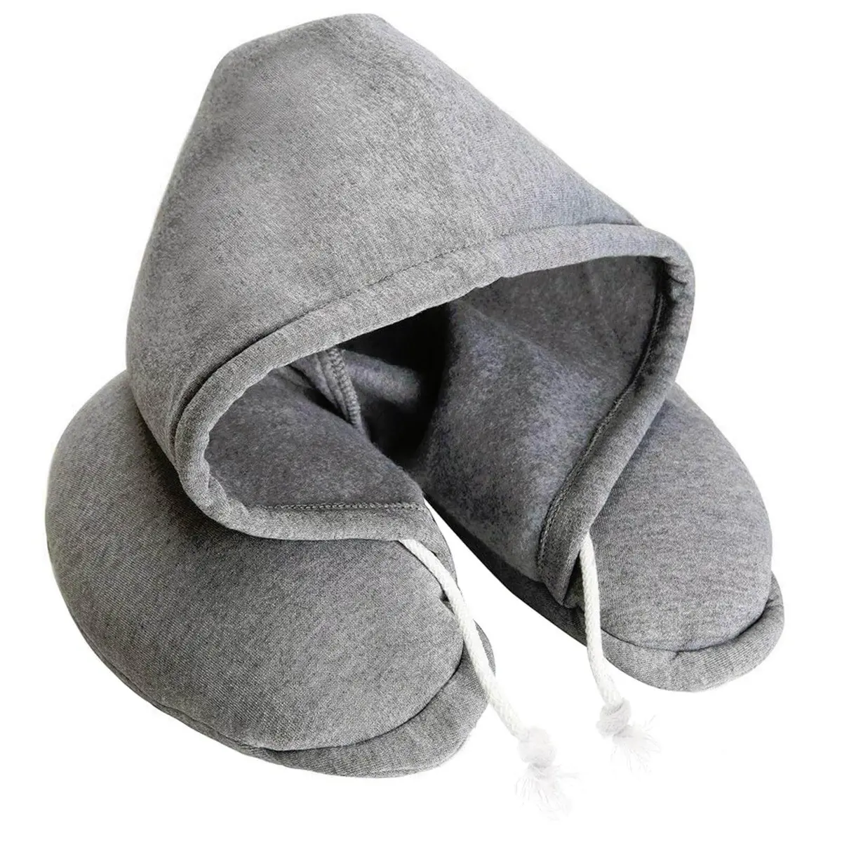 Hooded Neck Pillow Travel Cushion Plane Bus Holiday 1