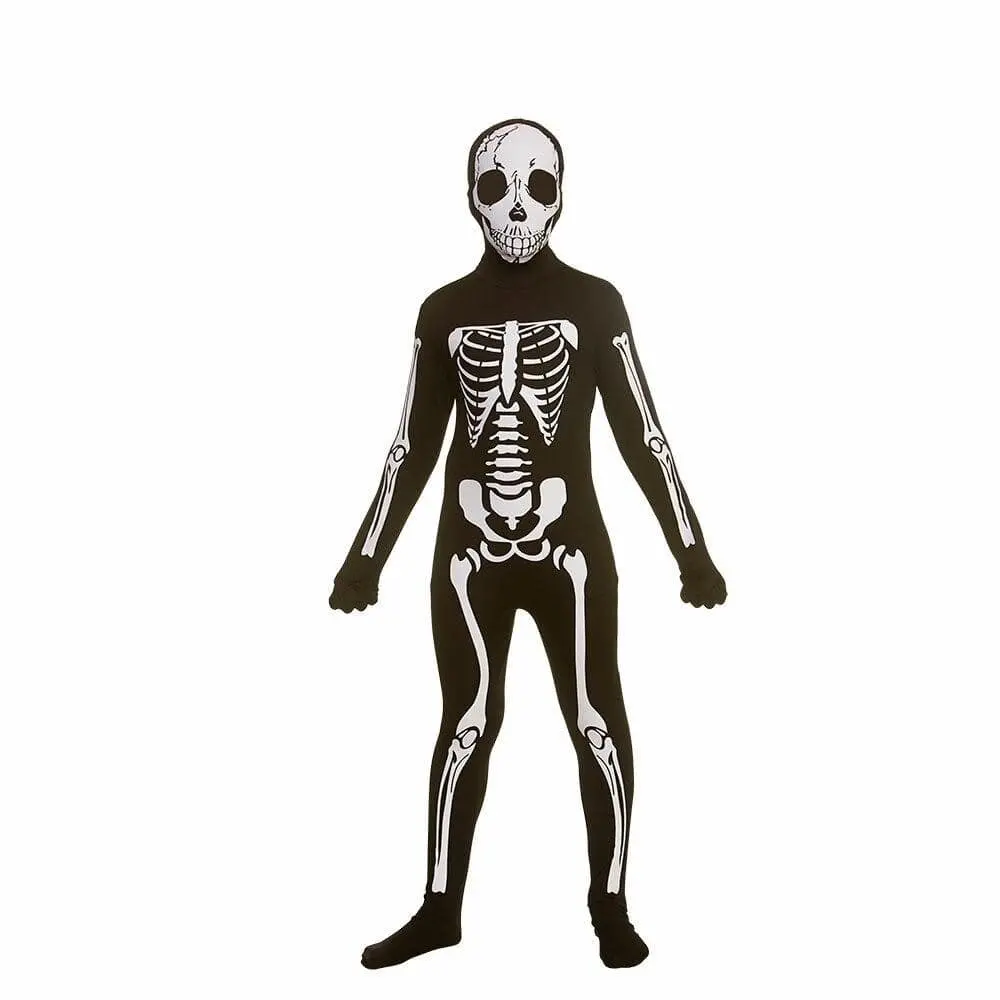 Skeleton Skinz Childs Fancy Dress Costume Day Of The Day 1