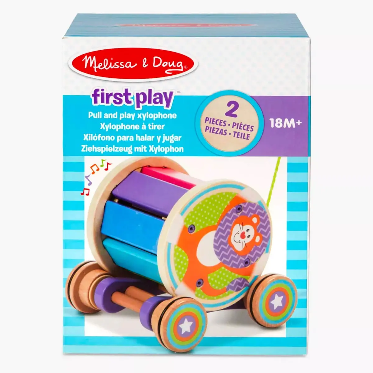 Pull & Play Xylophone Wooden Musical Toy Melissa & Doug 18M+ 1