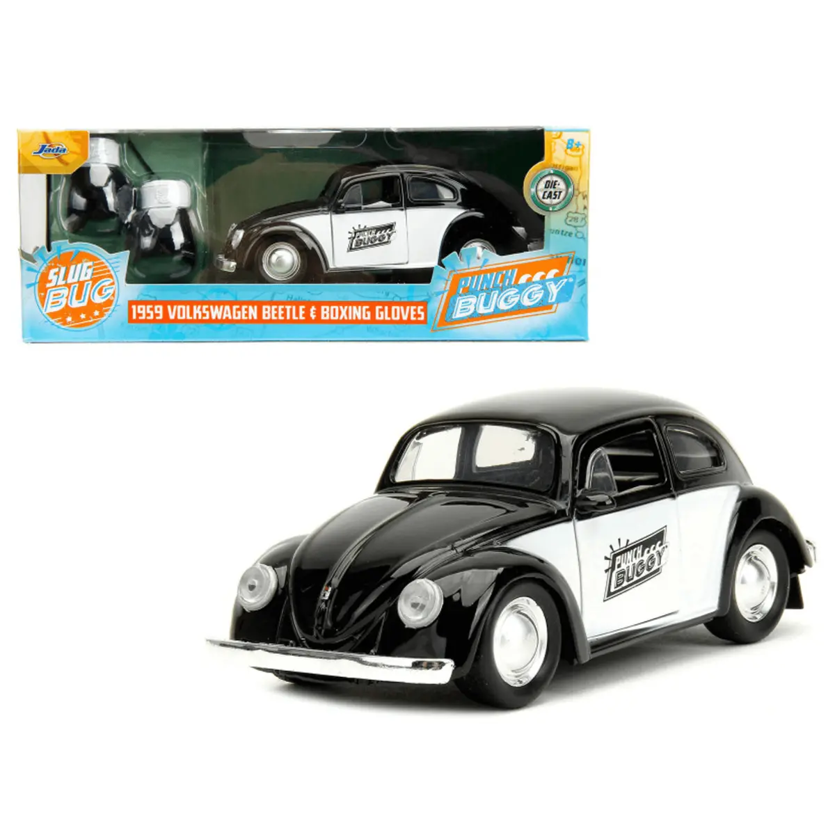 Punch Buggy 1959 Volkswagen Beetle & Boxing Gloves Die-Cast Vehicle 1